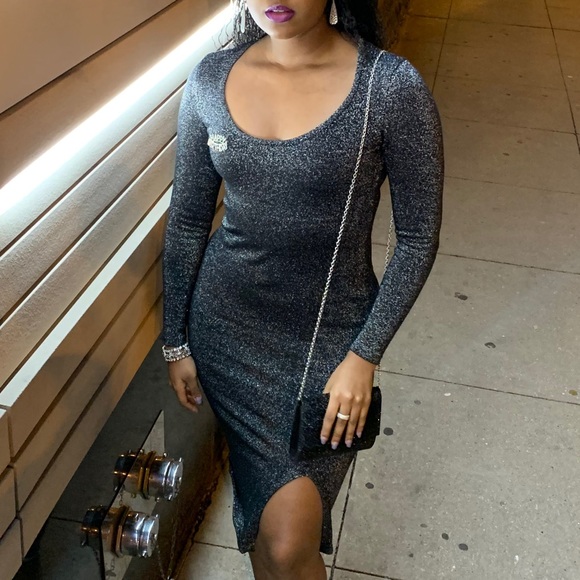 Sparkling black dress - Picture 1 of 3